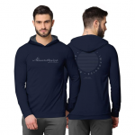 Trendy Front & Back Printed Fullsleeve Hooded Sweatshirt for Men